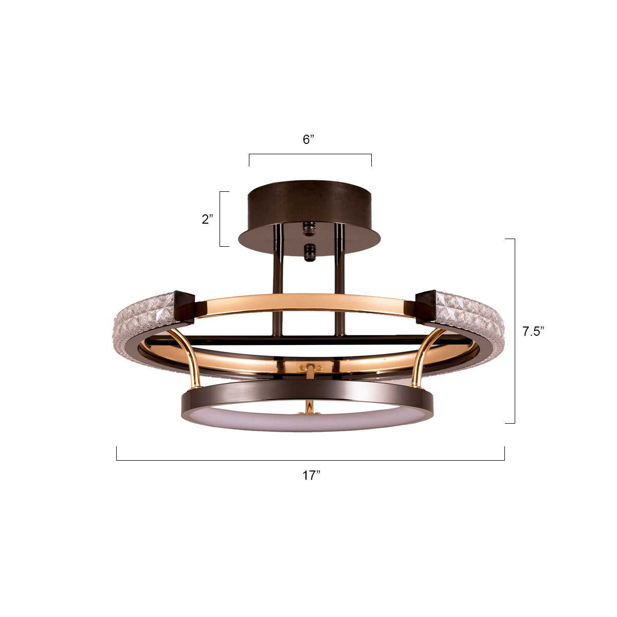 Buy Picture Perfect Dimmable Remote LED Chandelier size