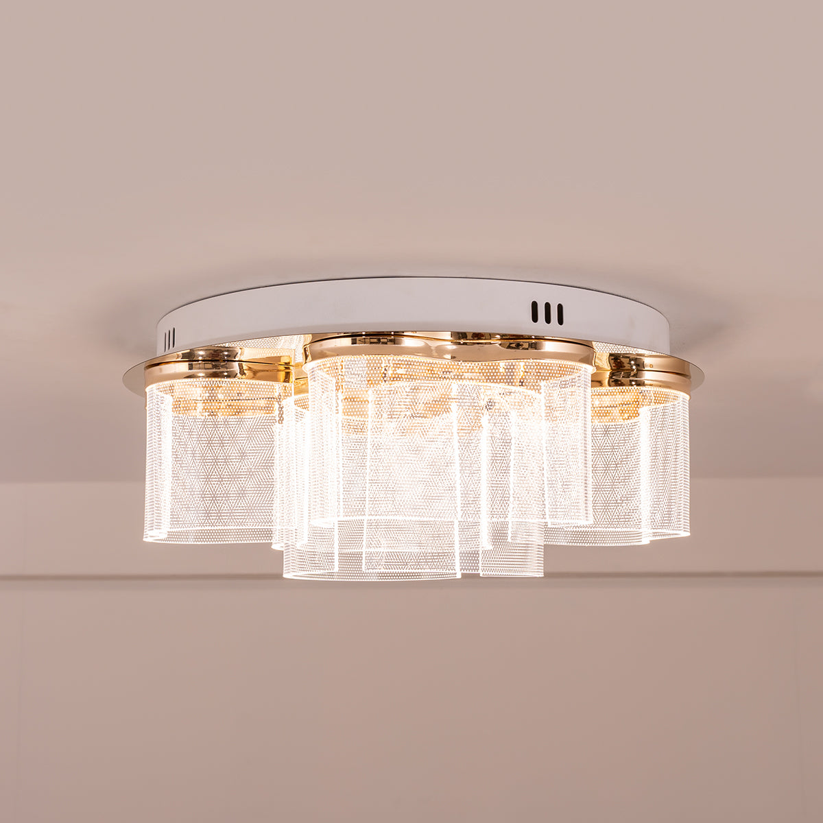 Buy Race Ahead 400mm 3 Colour LED Chandelier livingroom