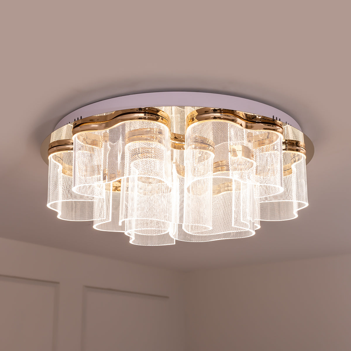 Buy Race Ahead 600mm 3 Colour LED Chandelier livingroom