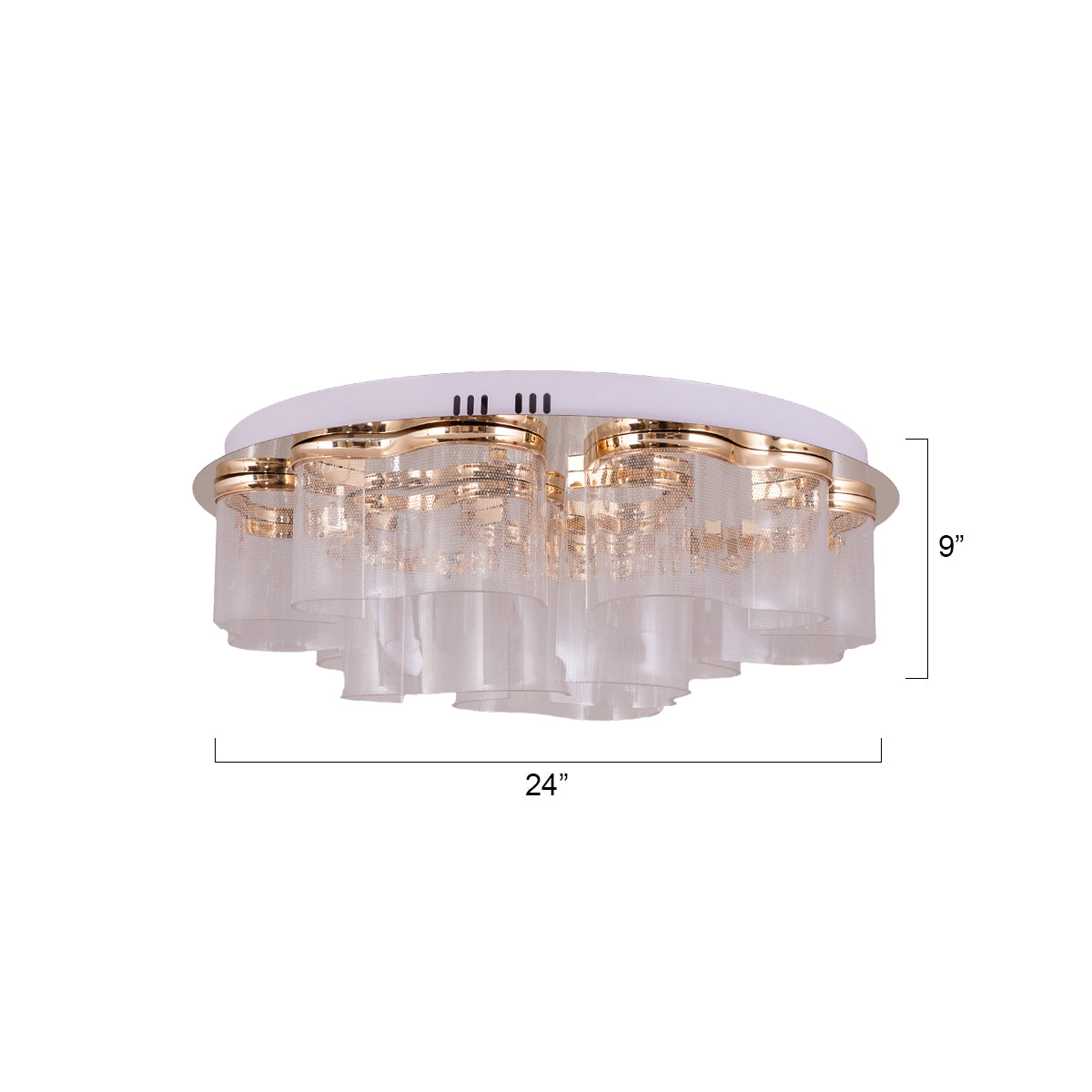 Buy Race Ahead 600mm 3 Colour LED Chandelier size