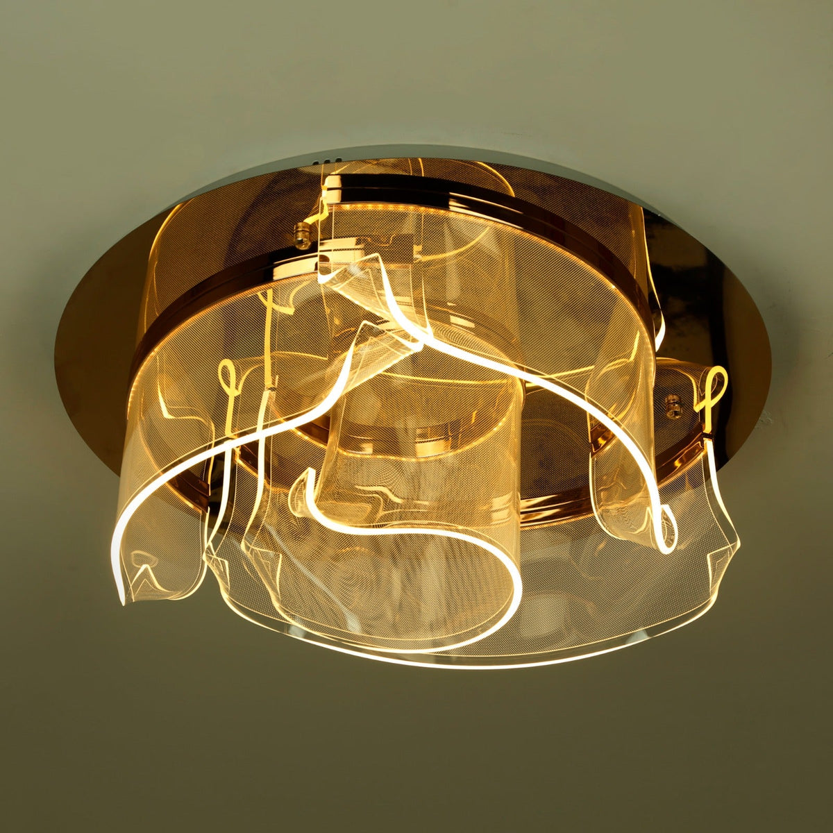 Buy Radiant Round LED Chandelier Living