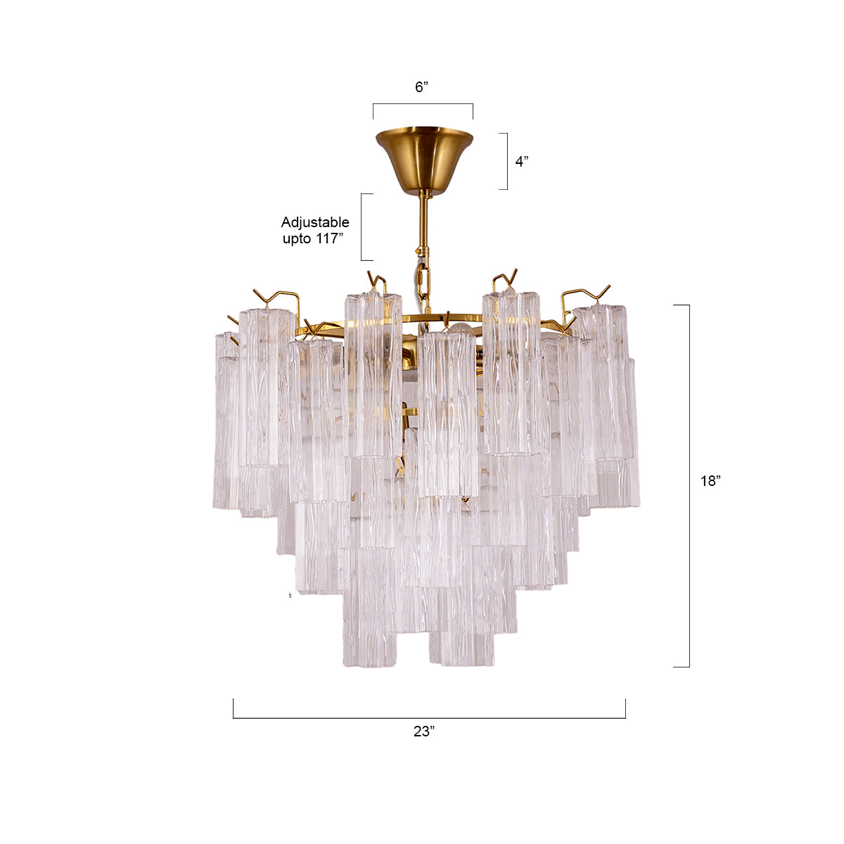 Buy Regalia Glow Chandelier size
