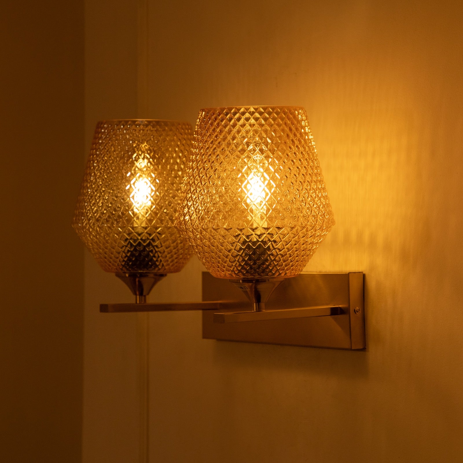 Shop Reliable Amber Double Wall Light Bedrooms