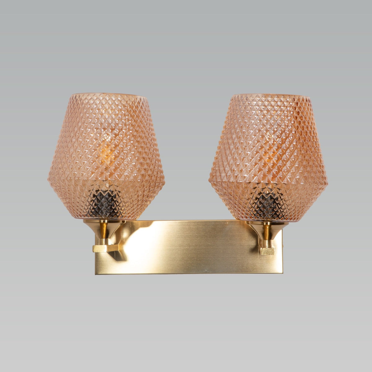 Buy Reliable Amber Double Wall Light Living