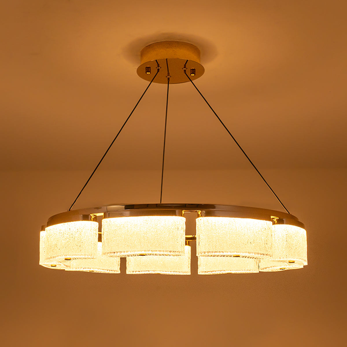 Buy Rockstar Dimmable Remote LED Chandelier home