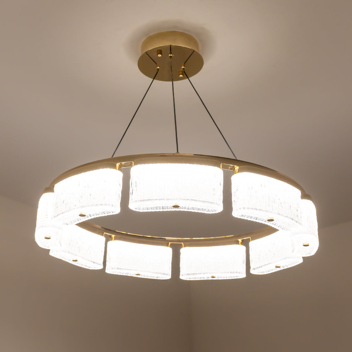 Buy Rockstar Dimmable Remote LED Chandelier living