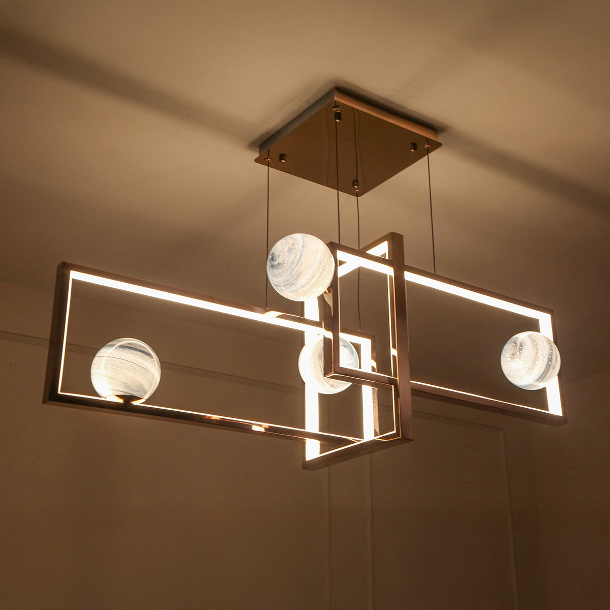 Buy Romeo Smart (Dimmable & Remote) LED Chandelier Dining Room