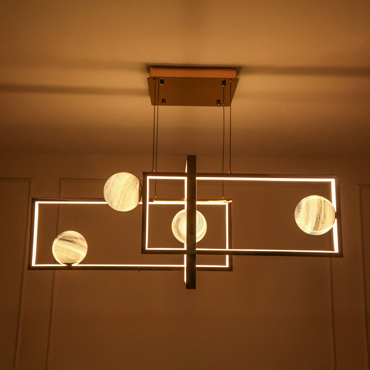 Buy Romeo Smart (Dimmable & Remote) LED Chandelier Interior Lights