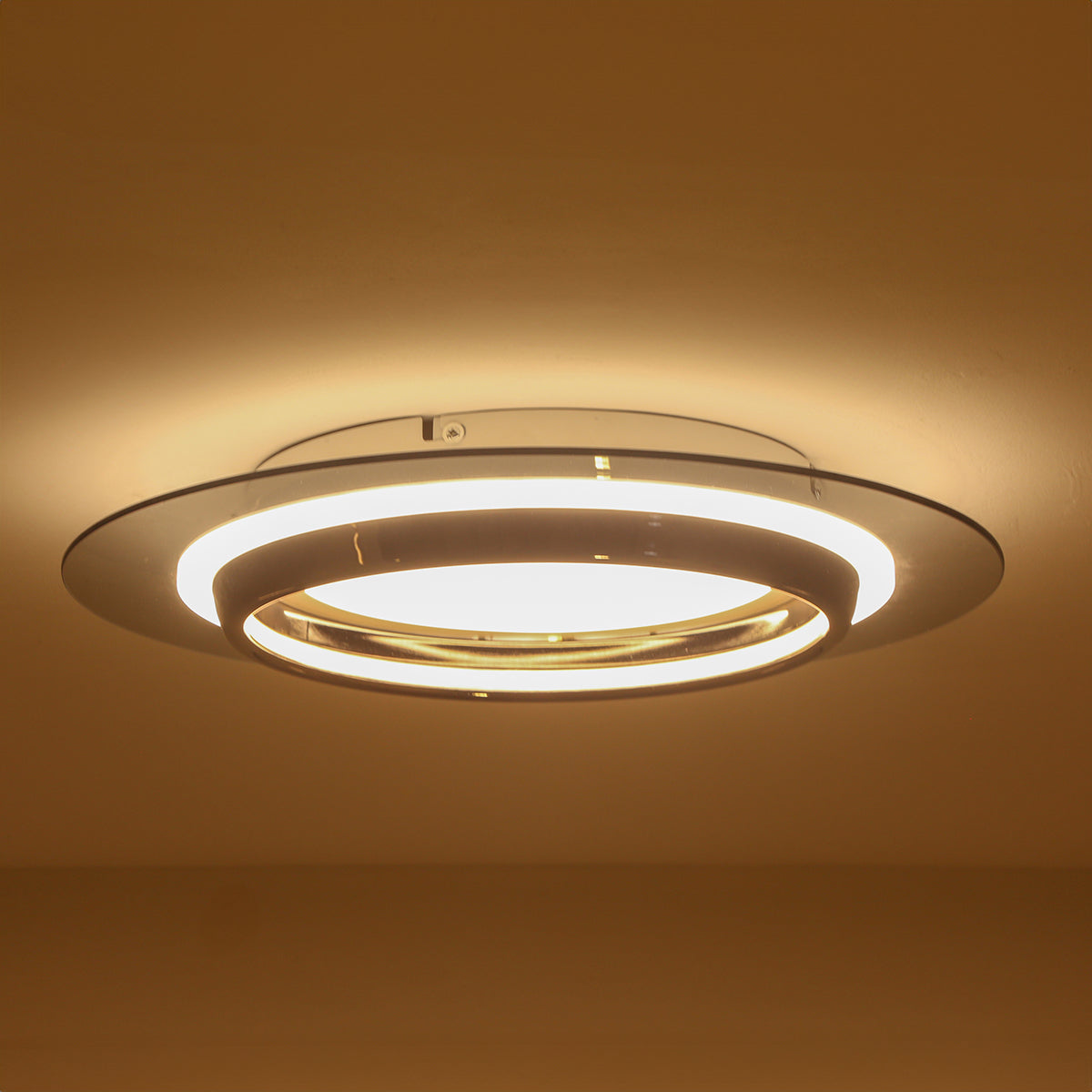 Buy Saturn Ring Black (3 Colour) LED Chandelier - Ceiling Light Online