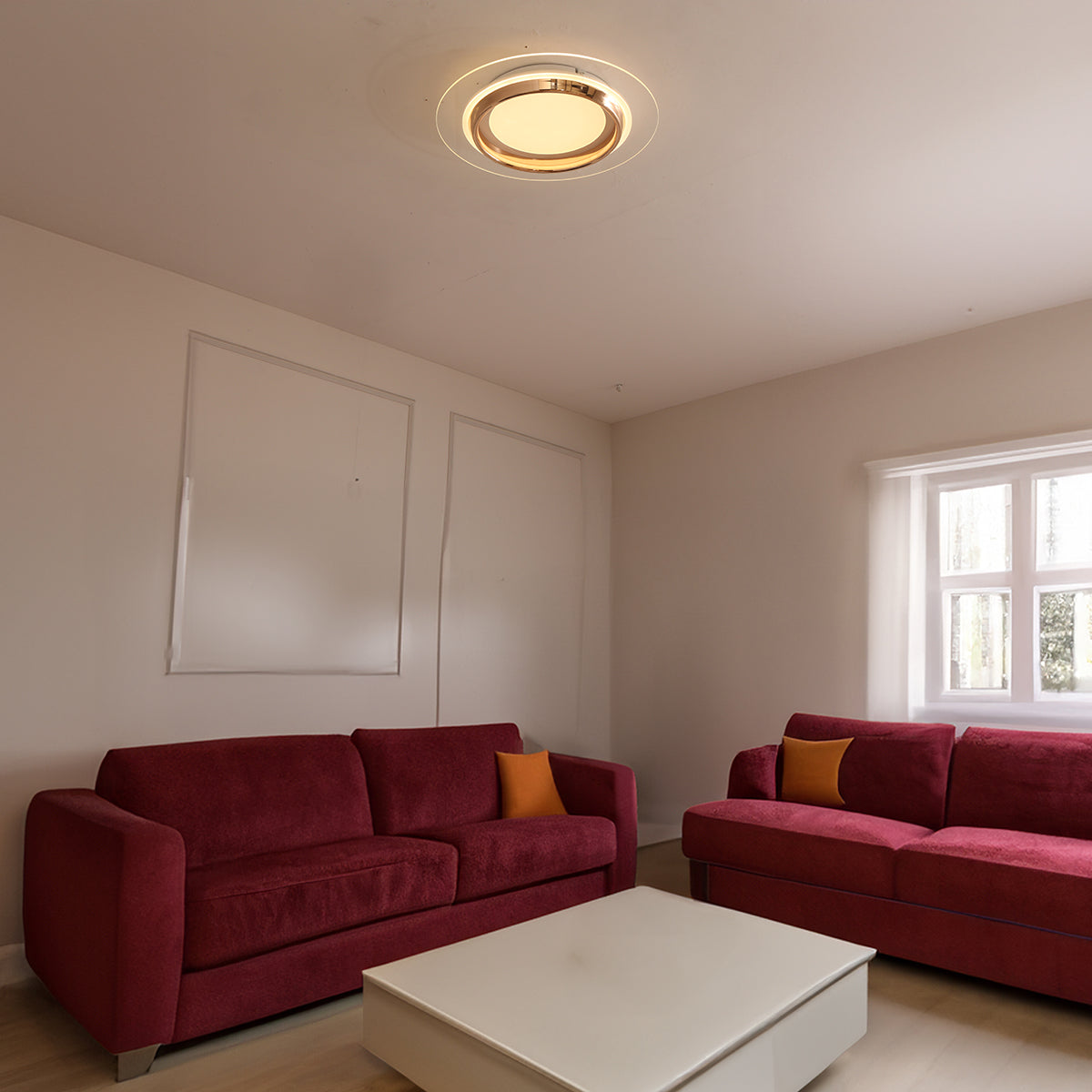 Buy Saturn Ring Rose Gold (3 Colour) LED Chandelier - Ceiling Light Bedroom