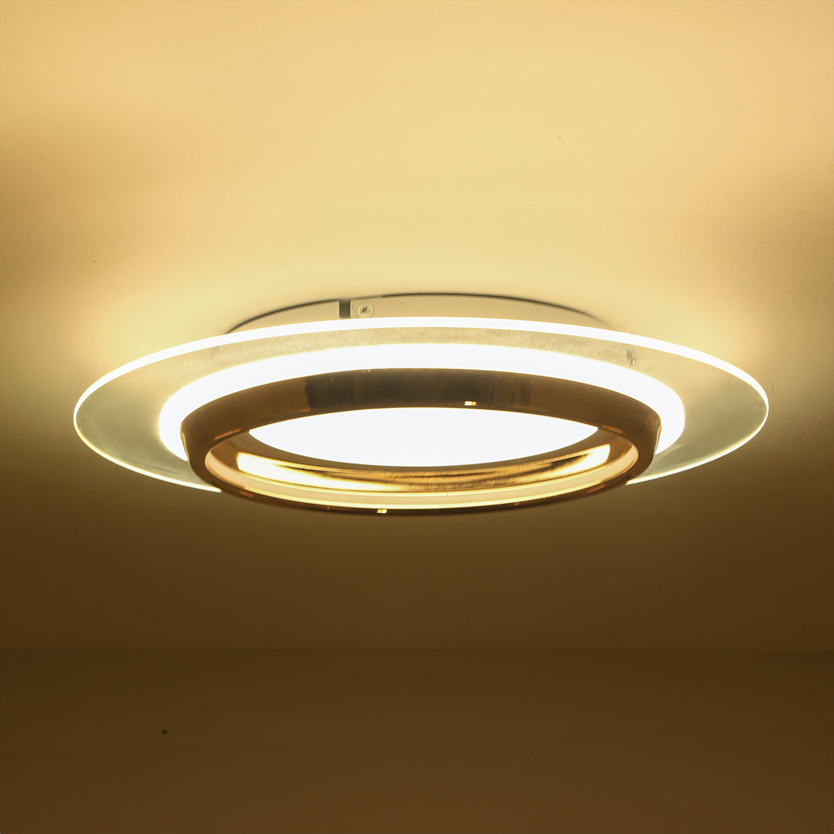 Buy Saturn Ring Rose Gold (3 Colour) LED Chandelier - Ceiling Light Interior Lights