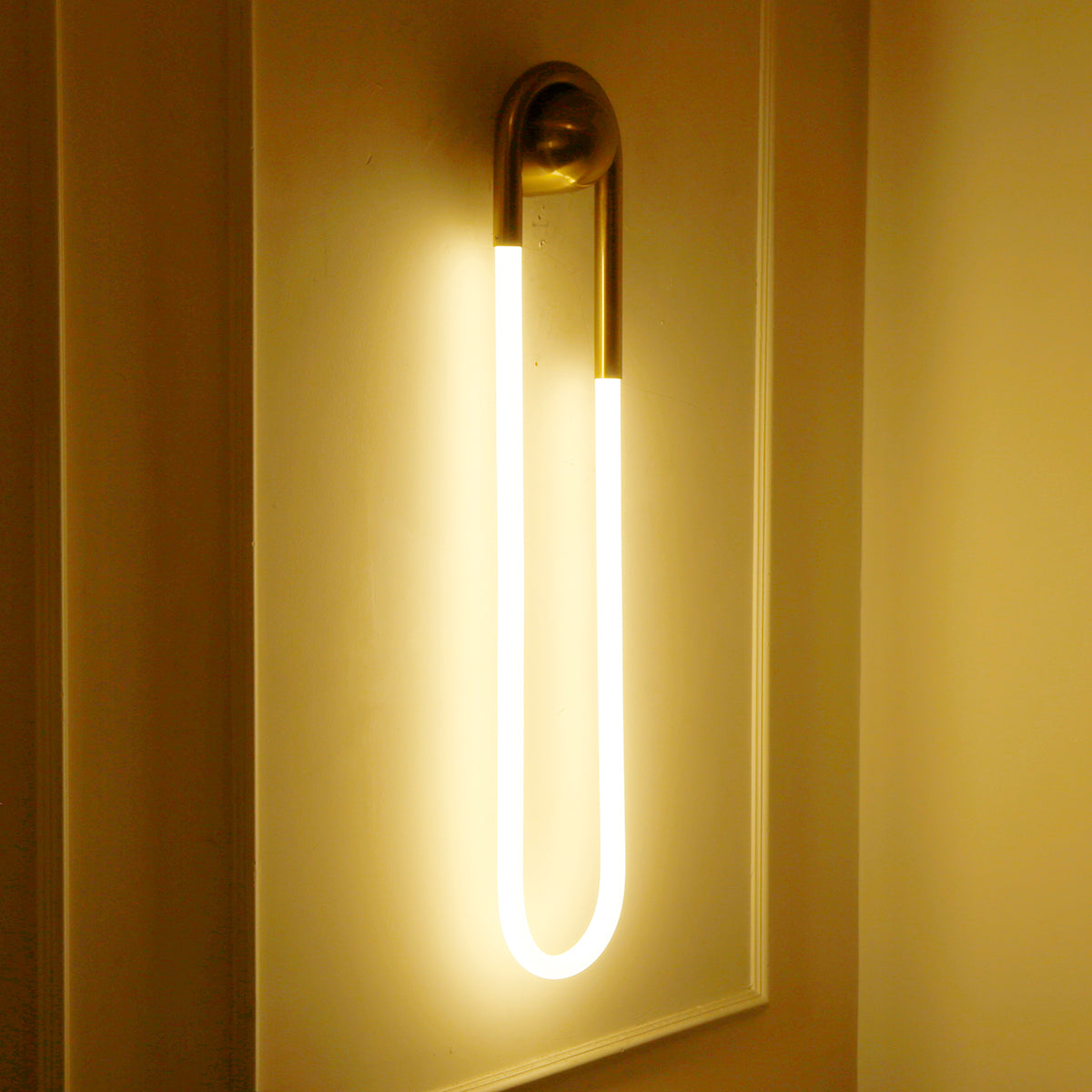 Buy Seek Justice Long Brass LED Wall Light Online