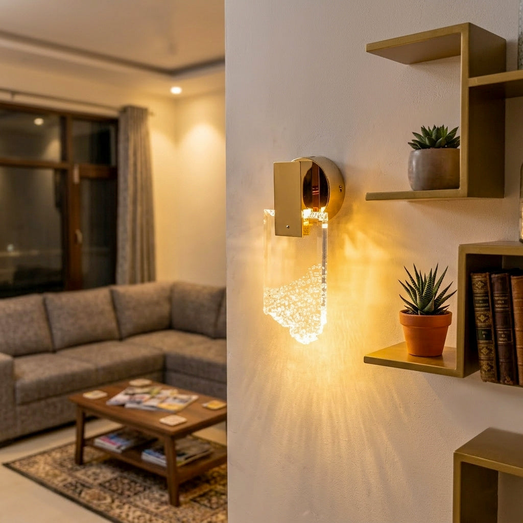Buy Self Worth Crystal LED Wall Light bedroom