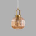 Shadow Play Amber Pendant Light