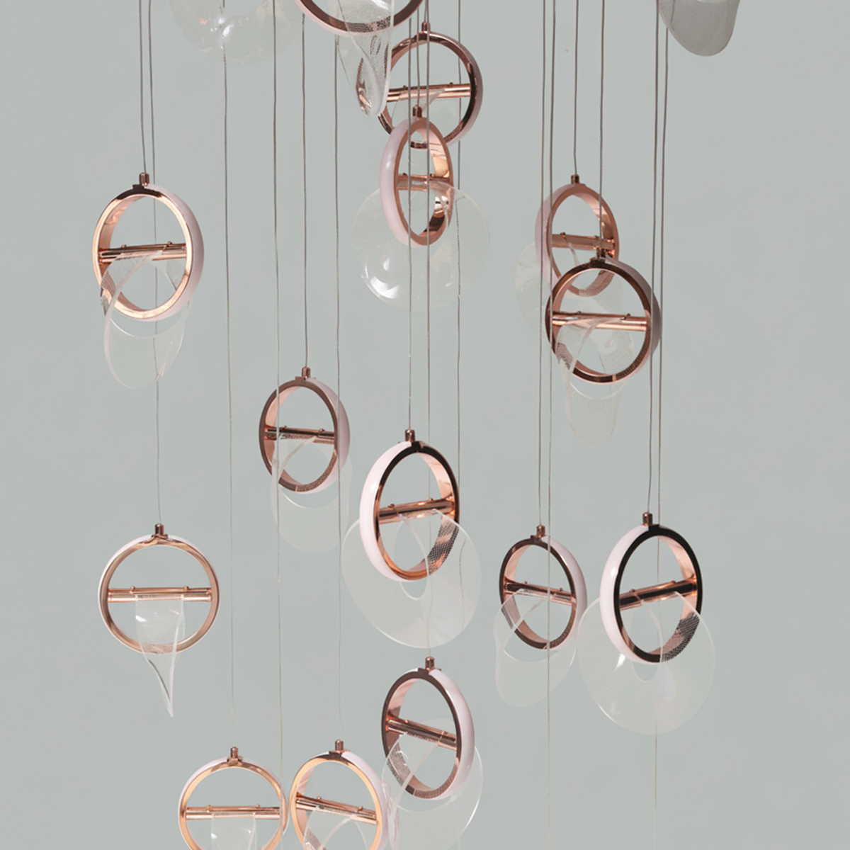 Buy She Said Yes (3 Colour) Double Height LED Chandelier Interior Lights