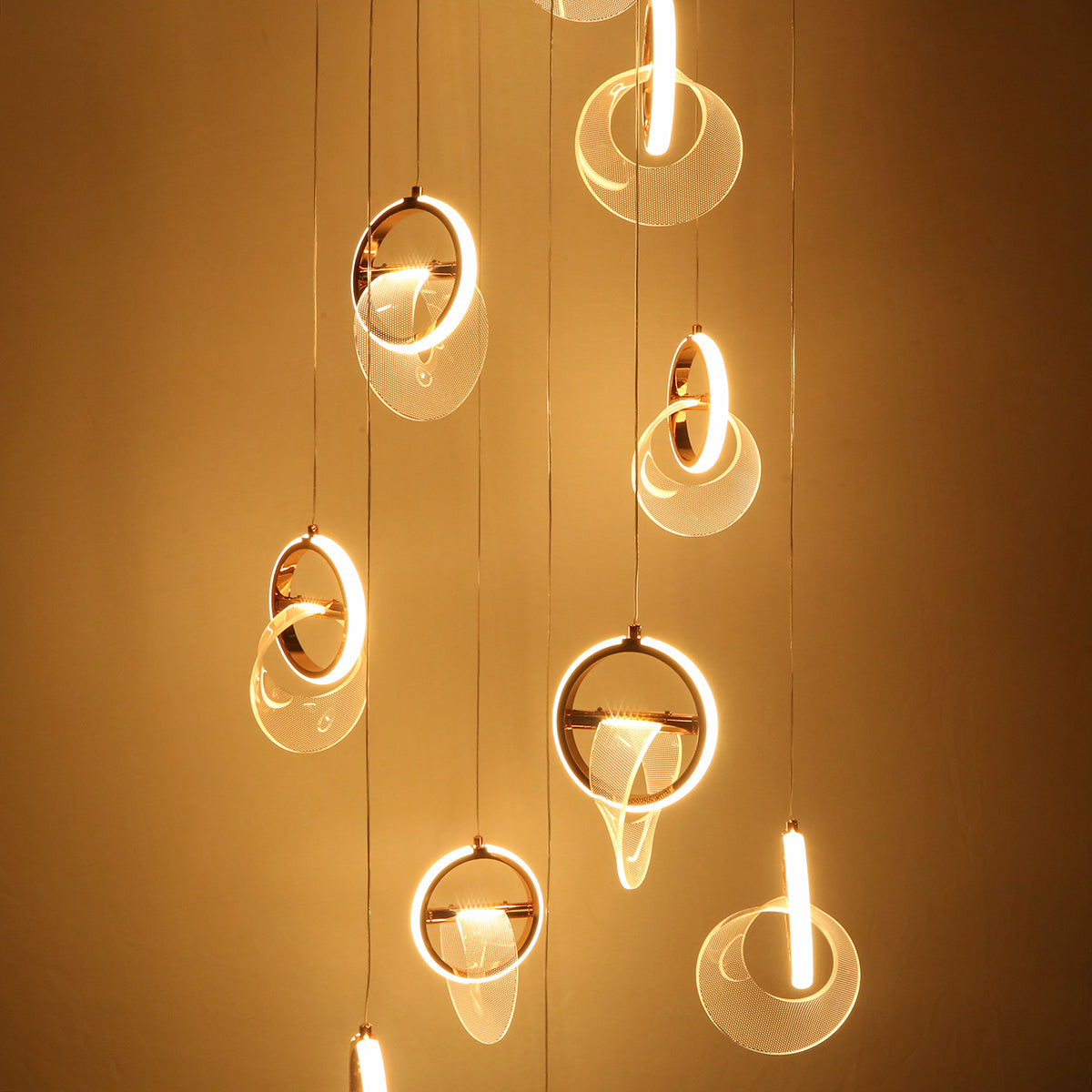 Buy She Said Yes (3 Colour) Double Height LED Chandelier Staircase