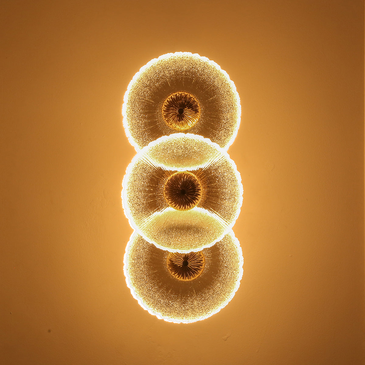 Buy Show off 3 Glass (3 Colour) LED Wall Light Living Room