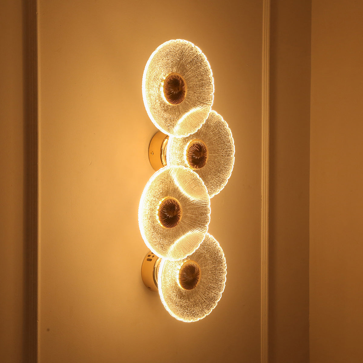 Buy Show off 4-Glass (3 Colour) LED Wall Light Bedroom