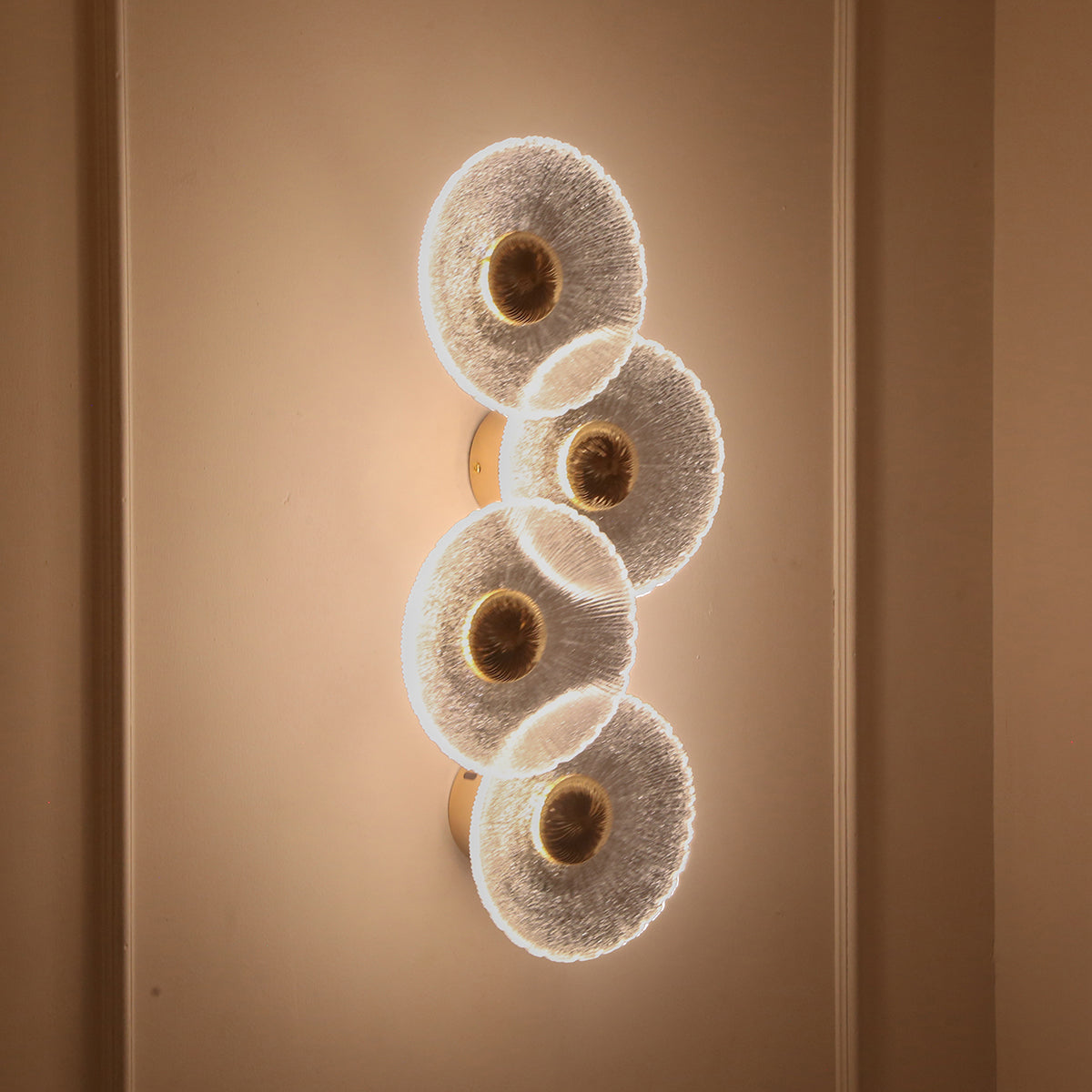 Buy Show off 4-Glass (3 Colour) LED Wall Light Decorative Lights