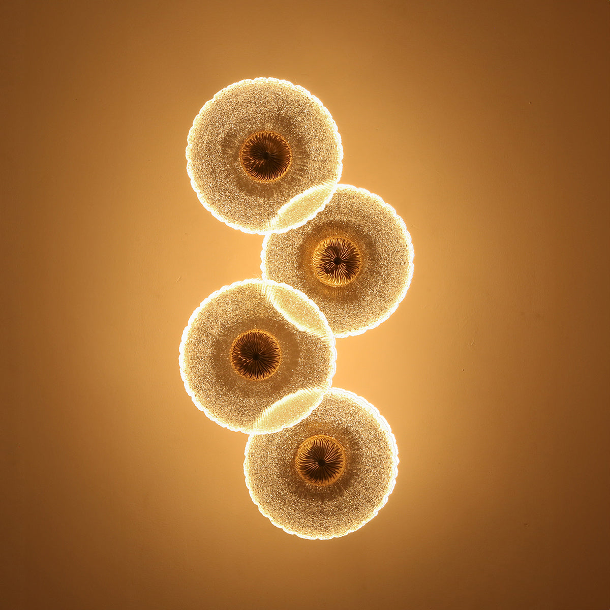 Buy Show off 4-Glass (3 Colour) LED Wall Light Interior Lights