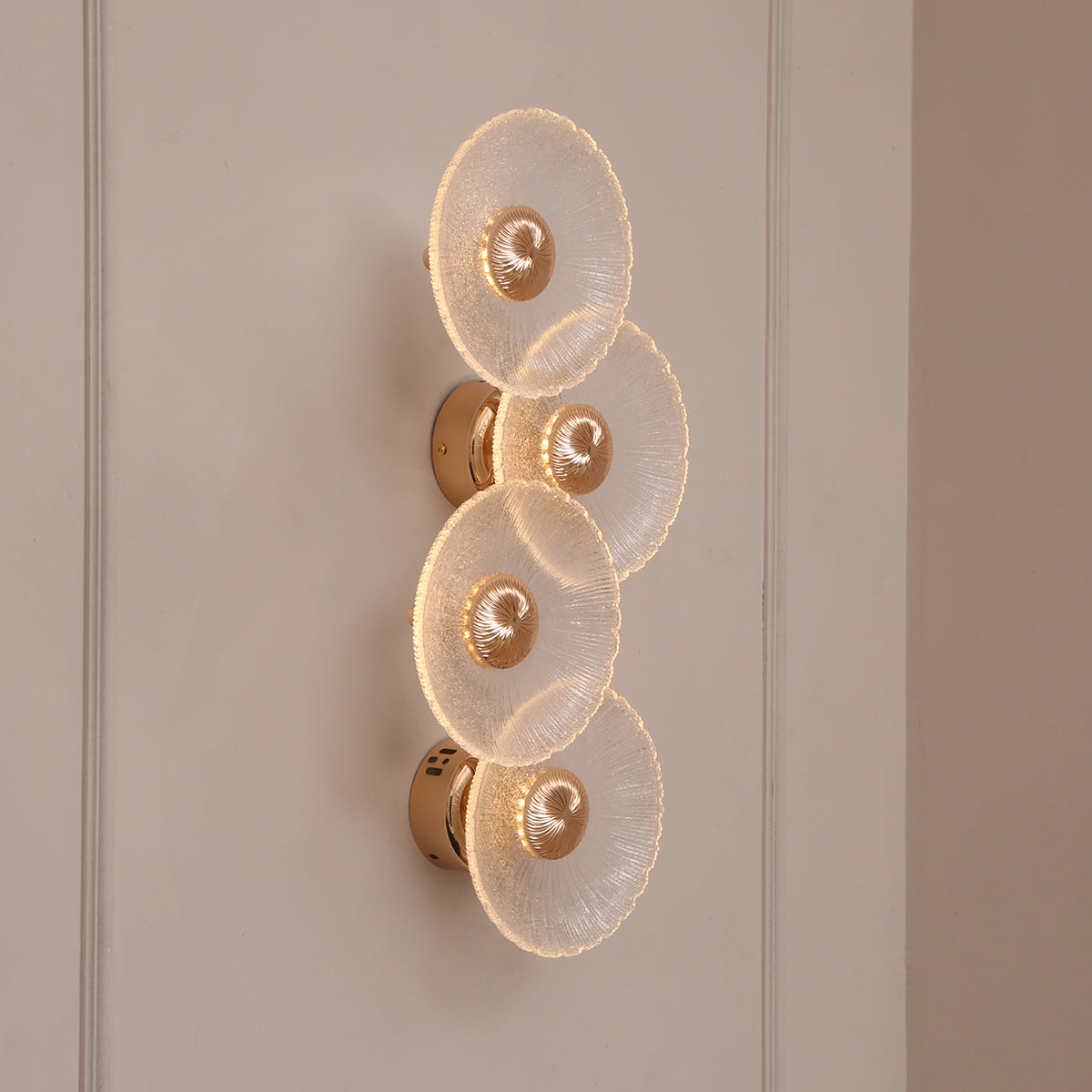 Buy Show off 4-Glass (3 Colour) LED Wall Light  Living Room