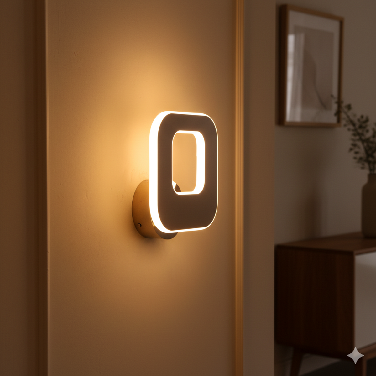 Buy Signal Rose Gold LED Wall Light Bedroom