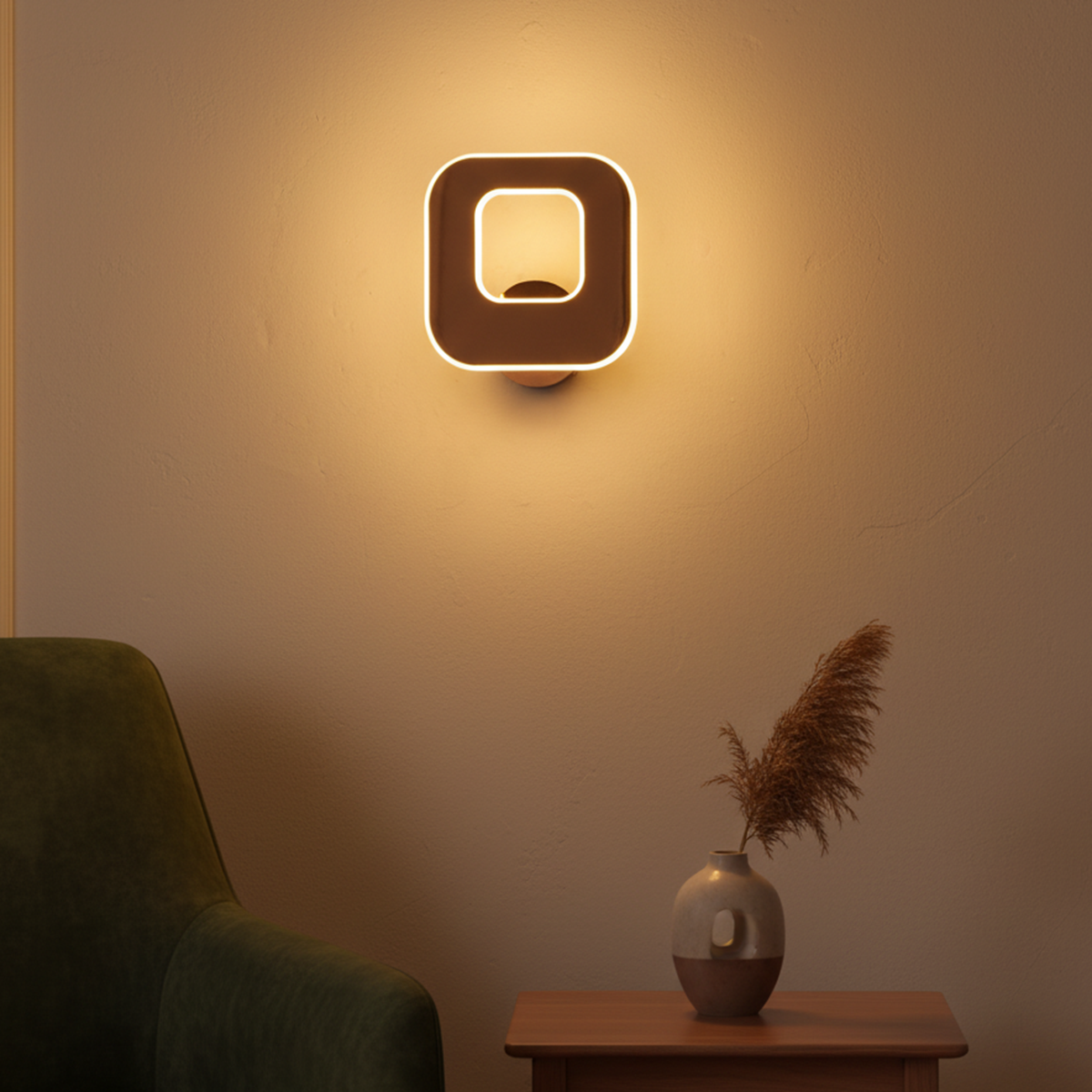 Buy Signal Rose Gold LED Wall Light Living Room