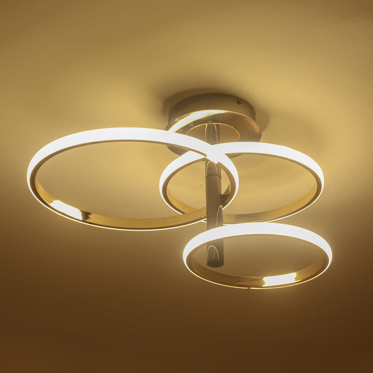 Buy Simplicity 3 Ring (3 Colour) LED Chandelier Dining Room