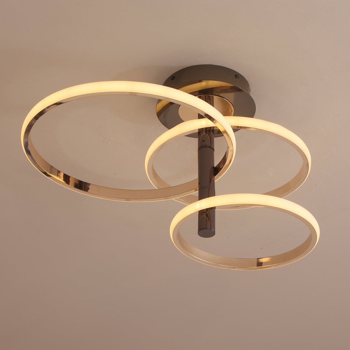 Buy Simplicity 3 Ring (3 Colour) LED Chandelier Living Room