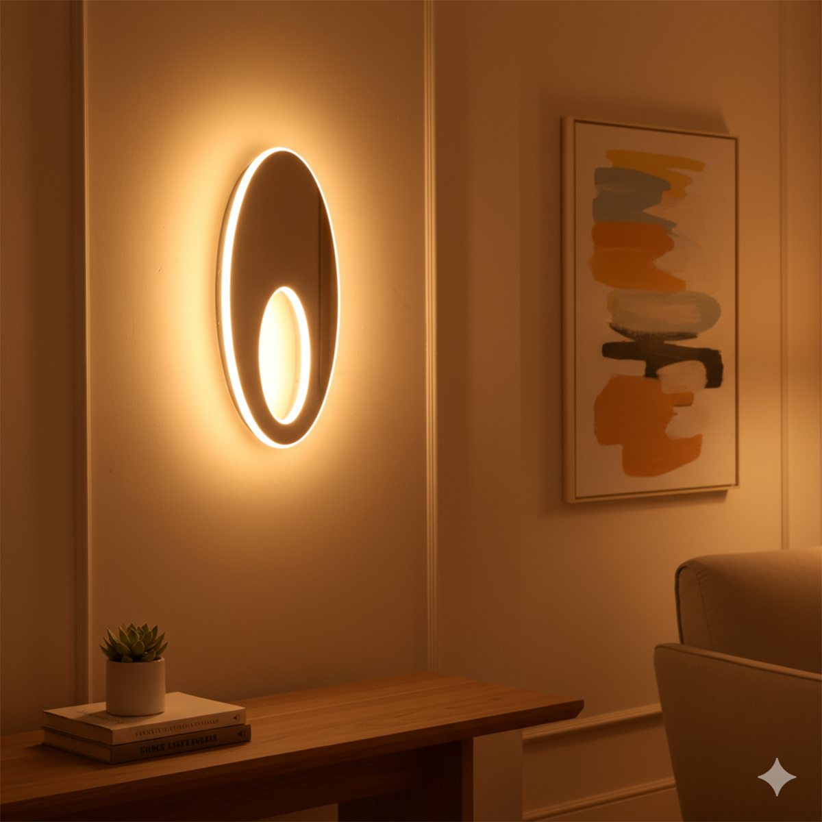Buy Sinclair Rose Gold LED Wall Light Bangalore 
