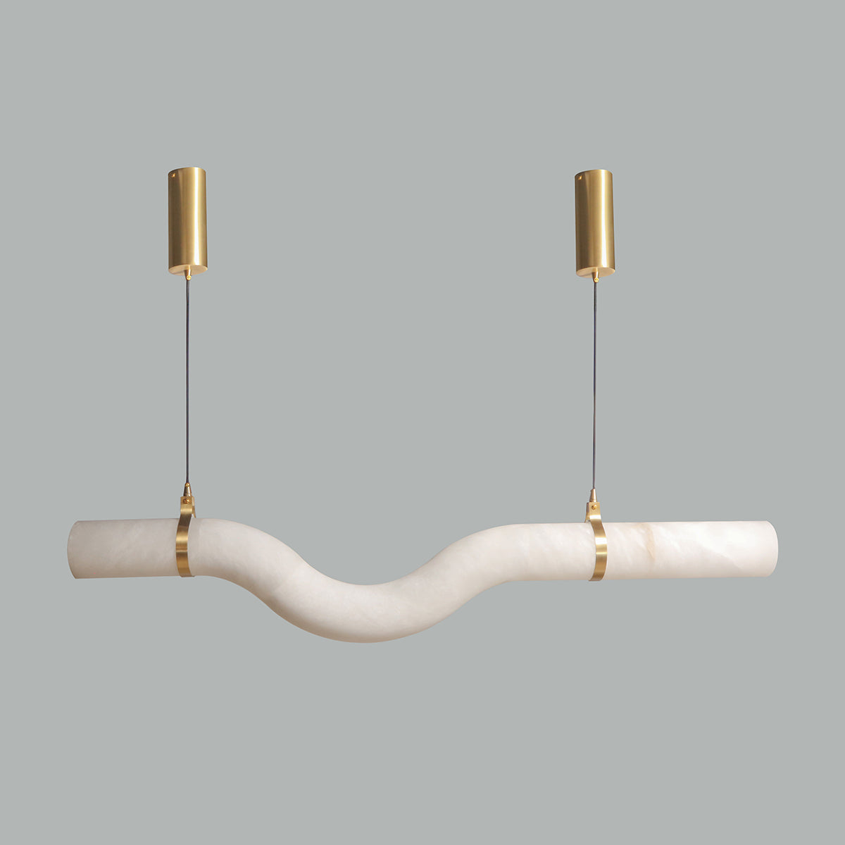 Buy Singular Spanish Marble LED Chandelier Living Room