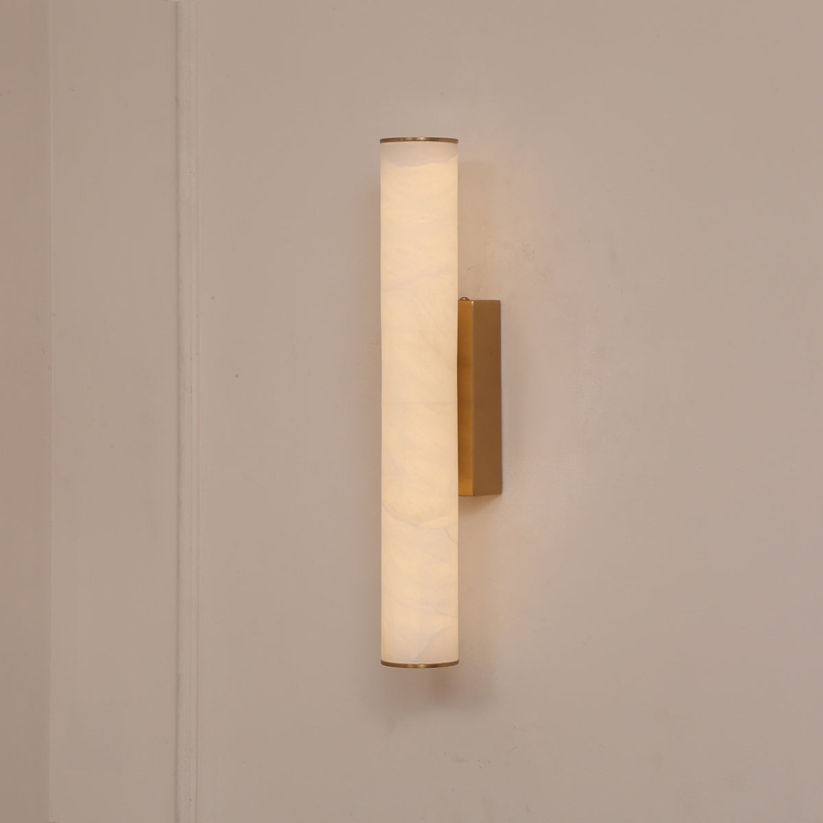 Buy Sleek Marble 400mm LED Wall Light Living Room