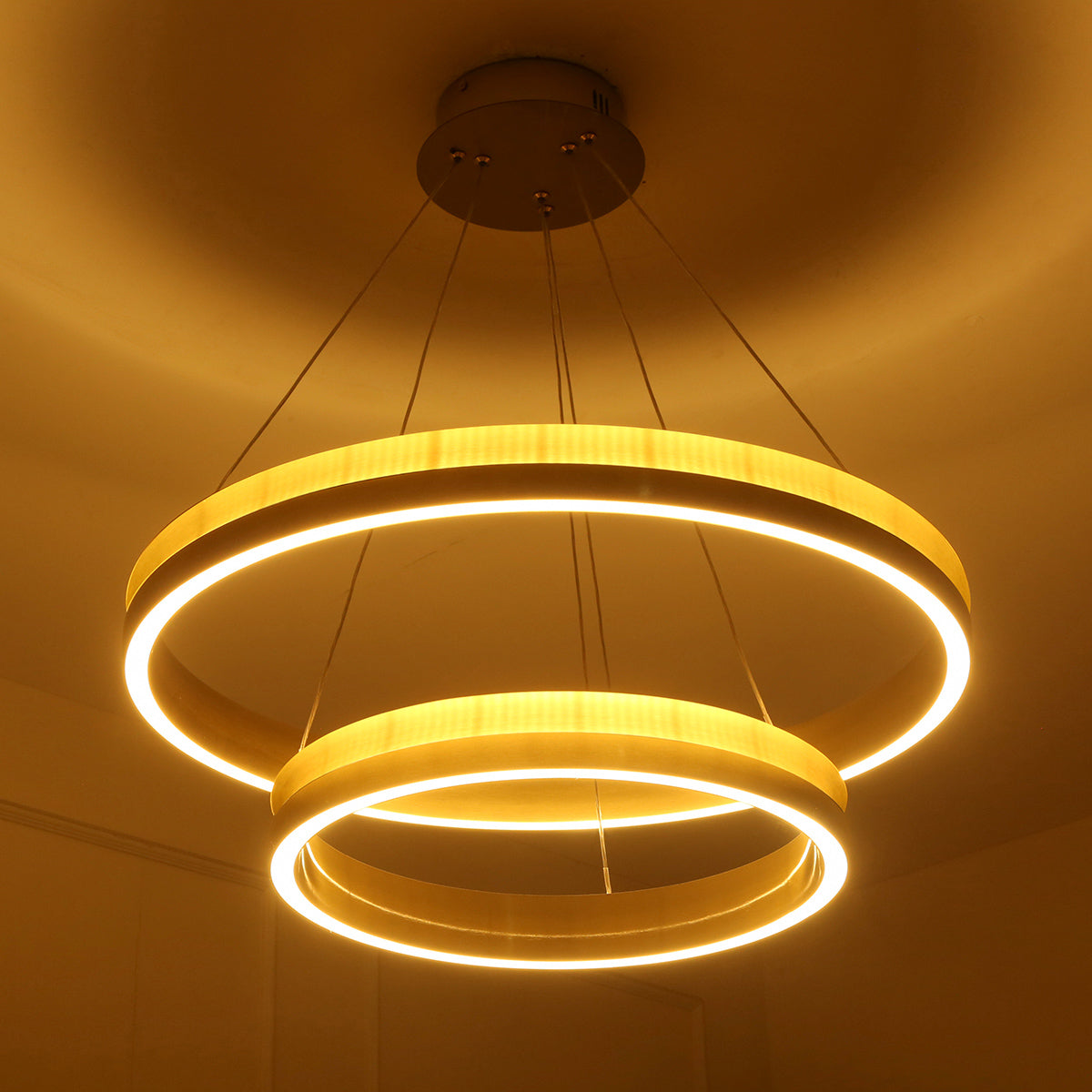 Buy Sophisticated Rings (3 Colour) LED Chandelier Living Room