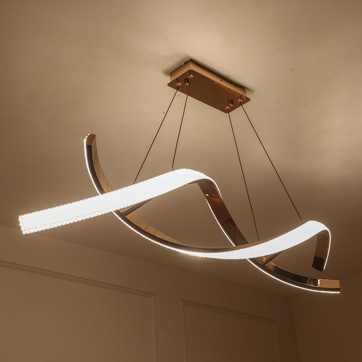 Buy Sound of Space Smart (Dimmable &amp; Remote) LED Chandelier Living Room