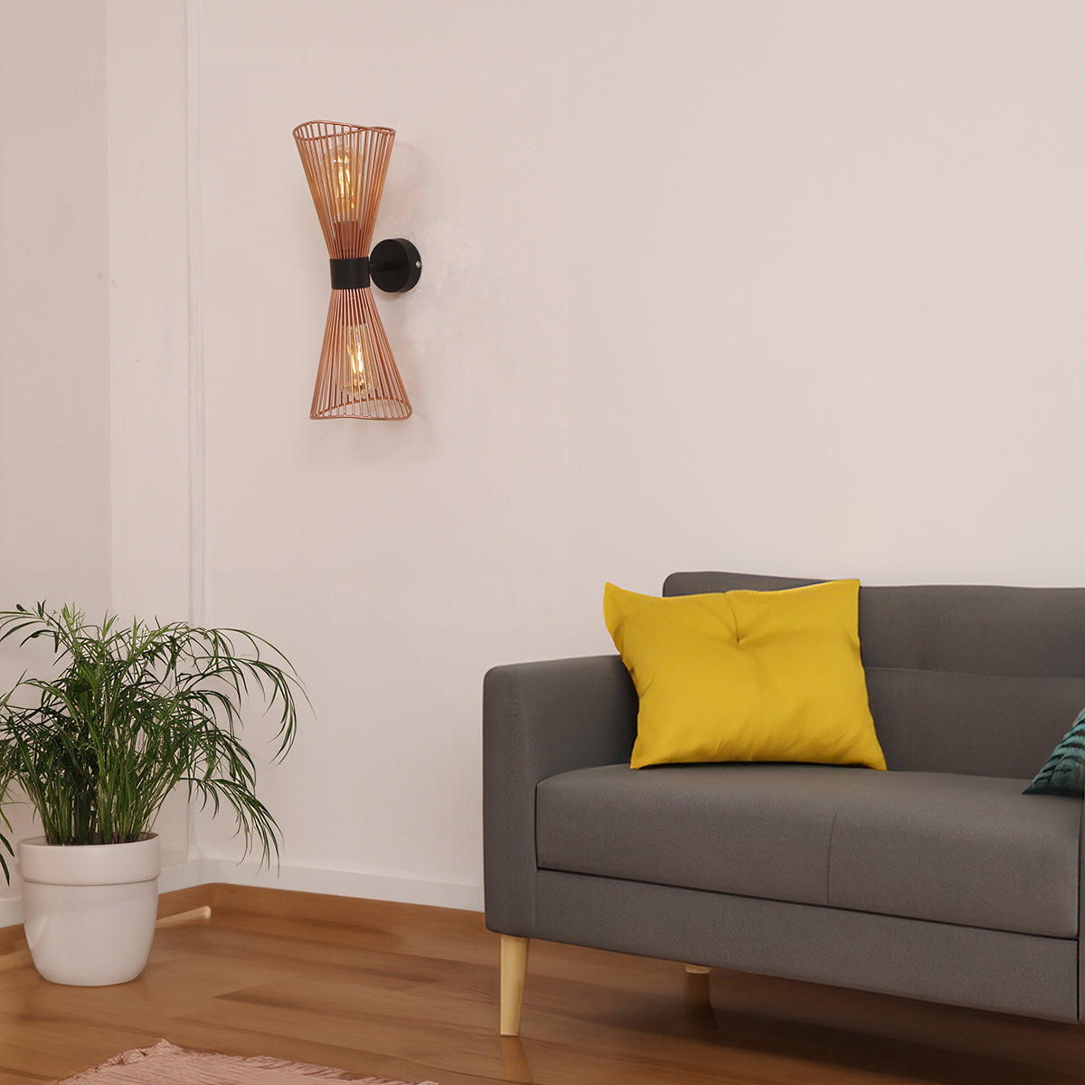 Buy Strike Copper Wall Light Living Room