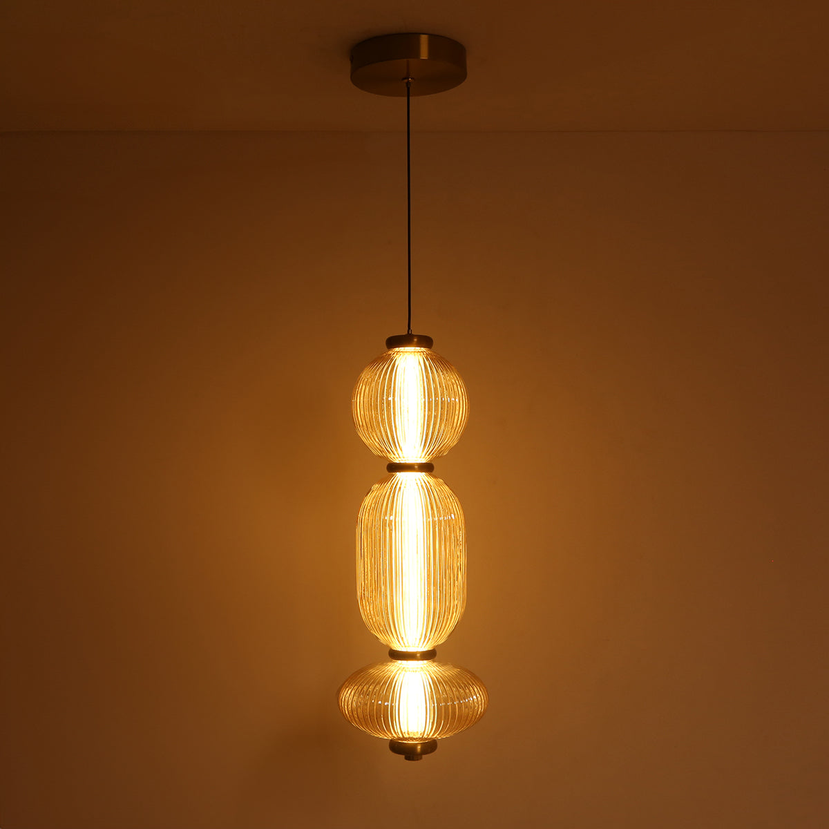 Buy Summer Joy Amber LED Pendant Light Interior Lights