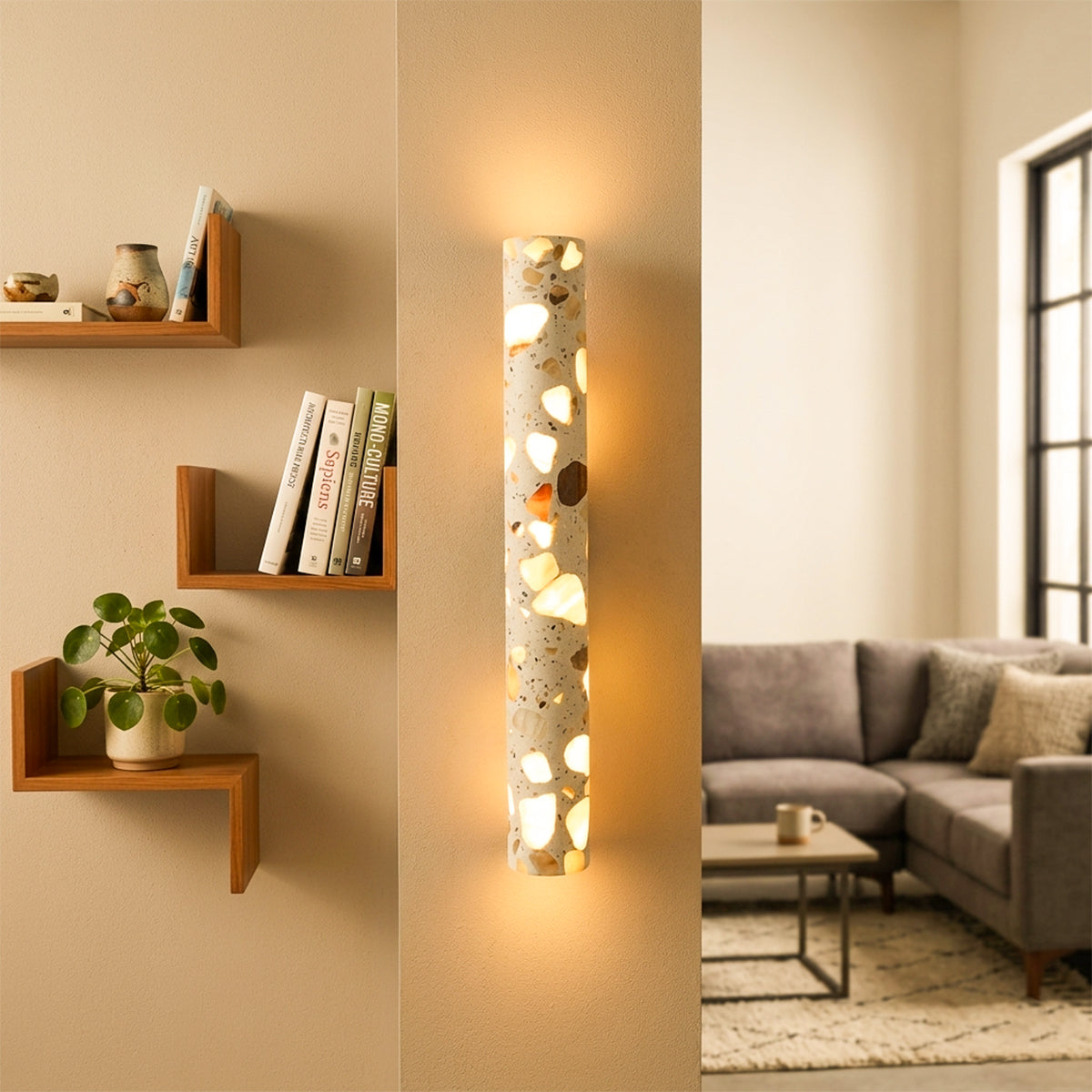 Buy Terrazzo Sleek Medium LED Wall Light bangalor