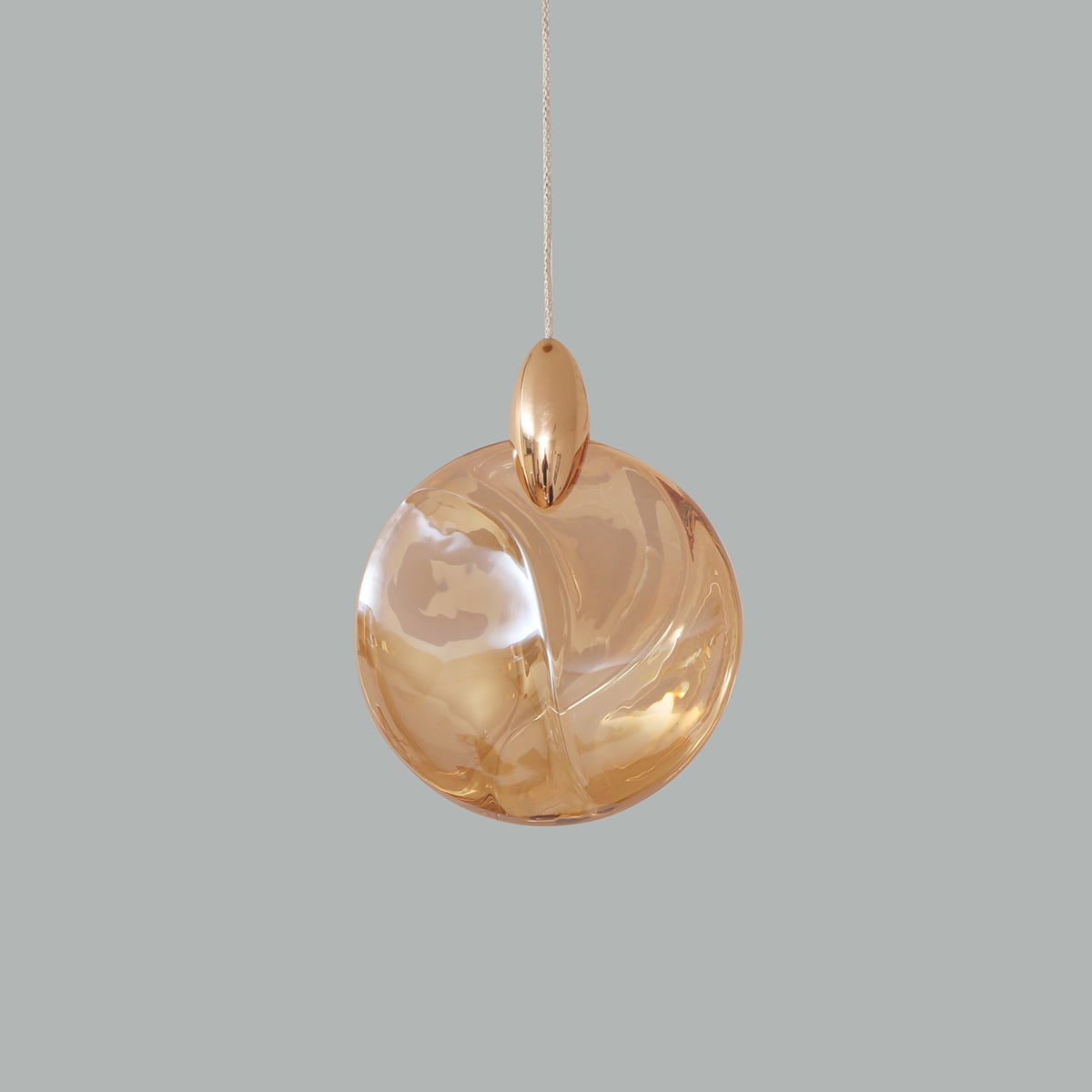 Buy Thoughtful Amber Glass LED Pendant Light Interior Lights