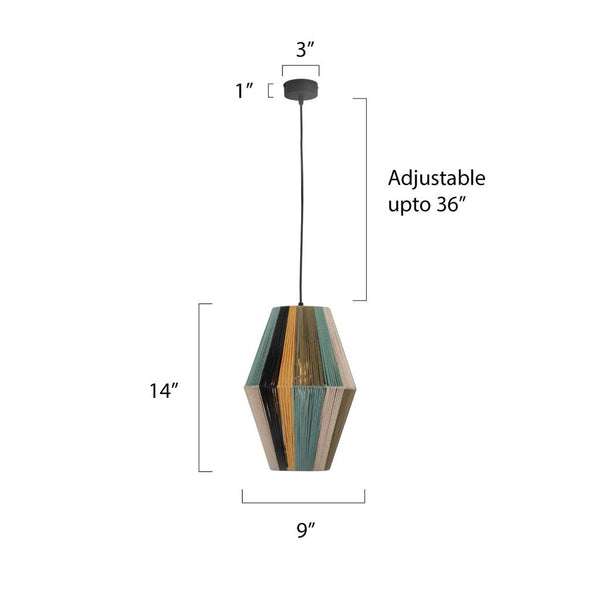 Thread Magic Long Pendant Light for Modern Interiors | Light & Living