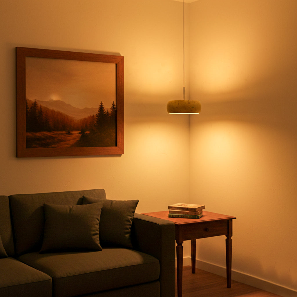 Buy Travertine Glow LED Pendant Light bedroom