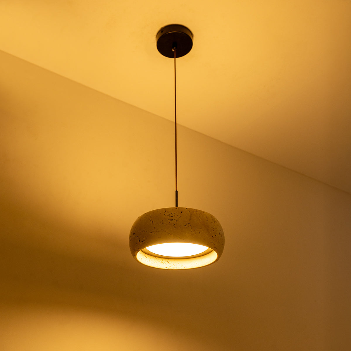 Buy Travertine Glow LED Pendant Light home