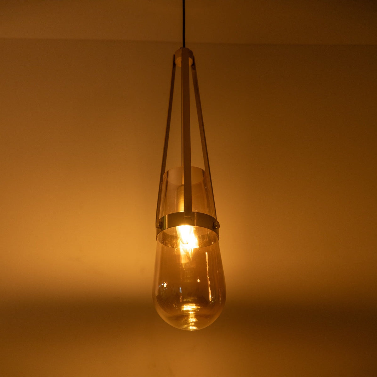 Buy Trikone Amber Pendant Light Contemporary