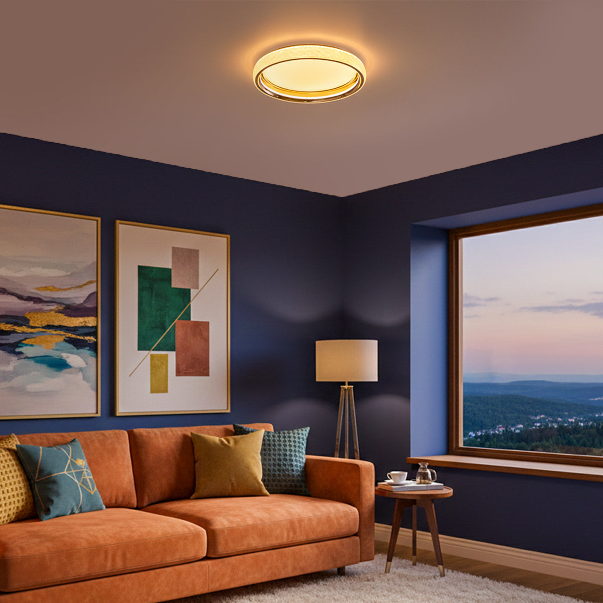 Buy Trinity 500mm 3 Colour LED Chandelier Ceiling Light Living Room