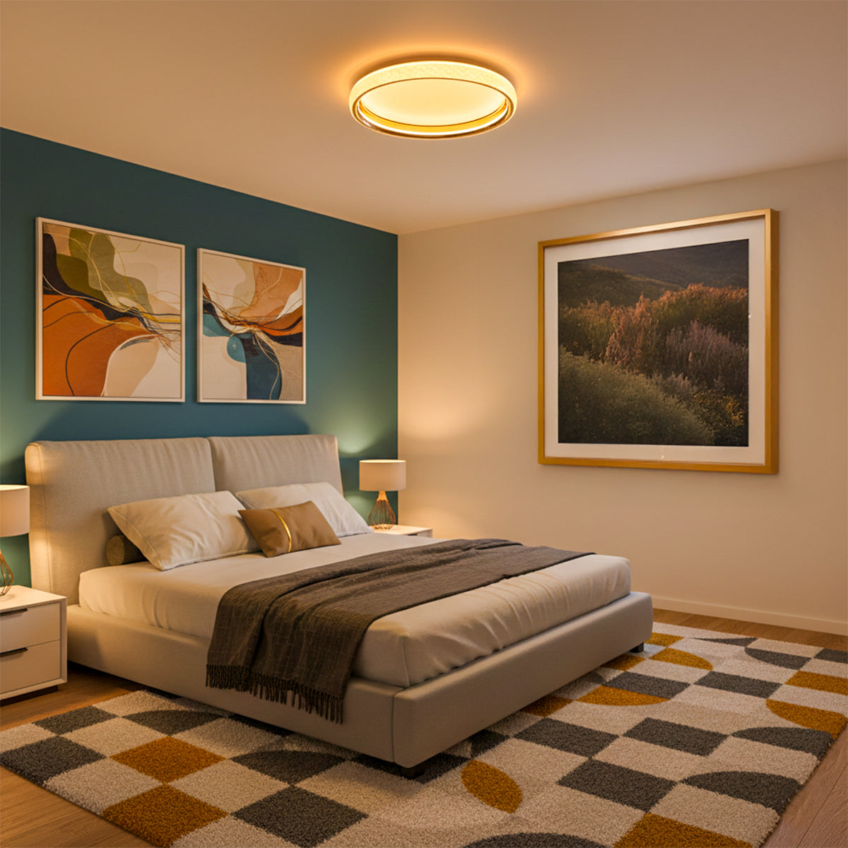 Buy Trinity 600mm 3 Colour LED Chandelier Ceiling Light Living Room