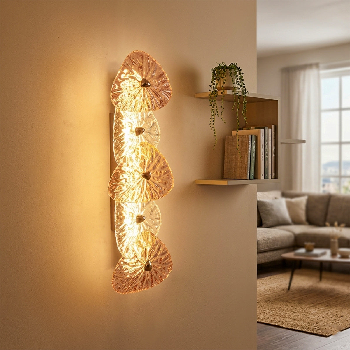 Buy Trouble Free Amber LED Wall Light livingroom