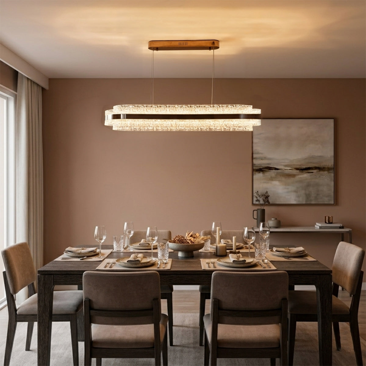 Buy True Calling Dimmable Remote LED Chandelier livingroom
