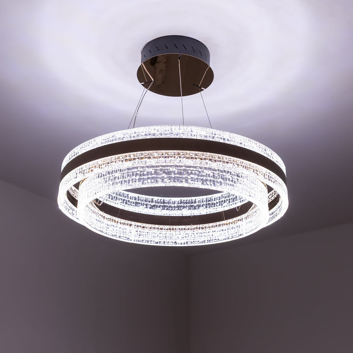 Buy True Calling Round Dimmable Remote LED Chandelier online home