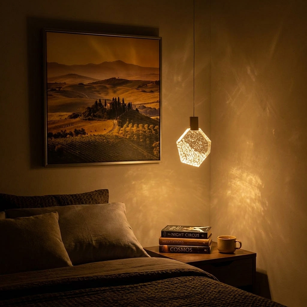 Buy True Worth Crystal LED Pendant Light bedroom