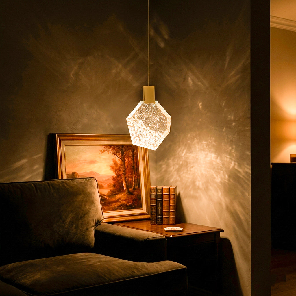 Buy True Worth Crystal LED Pendant Light livingroom