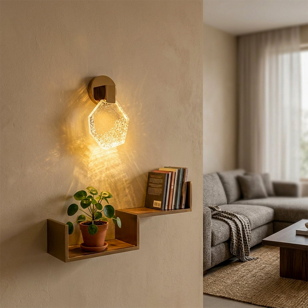 Buy True Worth Crystal LED Wall Light bedroom